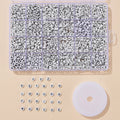 24 Grids High Quality Acrylic 26 English Letter Round Bead Box DIY Children's Early Education Handmade Bead Set