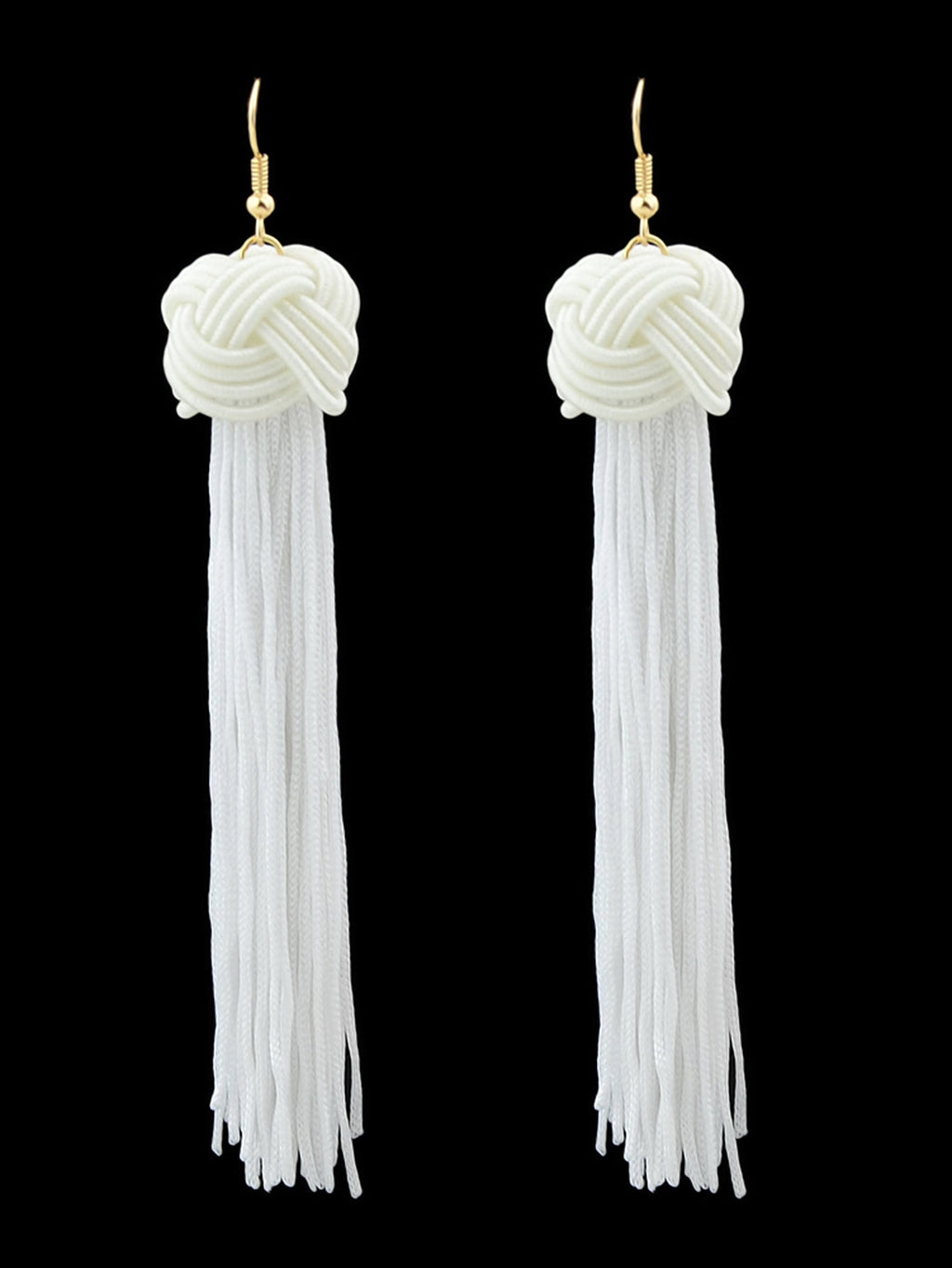 Holiday Ethnic Traditional Jewellery Colorful Rope Long Tassel Bohemian Earrings