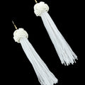 Holiday Ethnic Traditional Jewellery Colorful Rope Long Tassel Bohemian Earrings