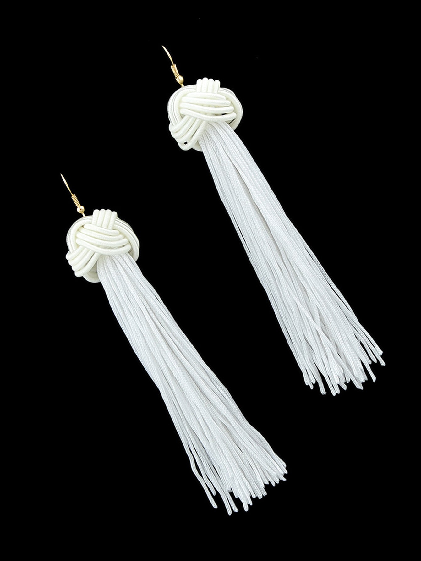 Holiday Ethnic Traditional Jewellery Colorful Rope Long Tassel Bohemian Earrings