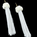 Holiday Ethnic Traditional Jewellery Colorful Rope Long Tassel Bohemian Earrings