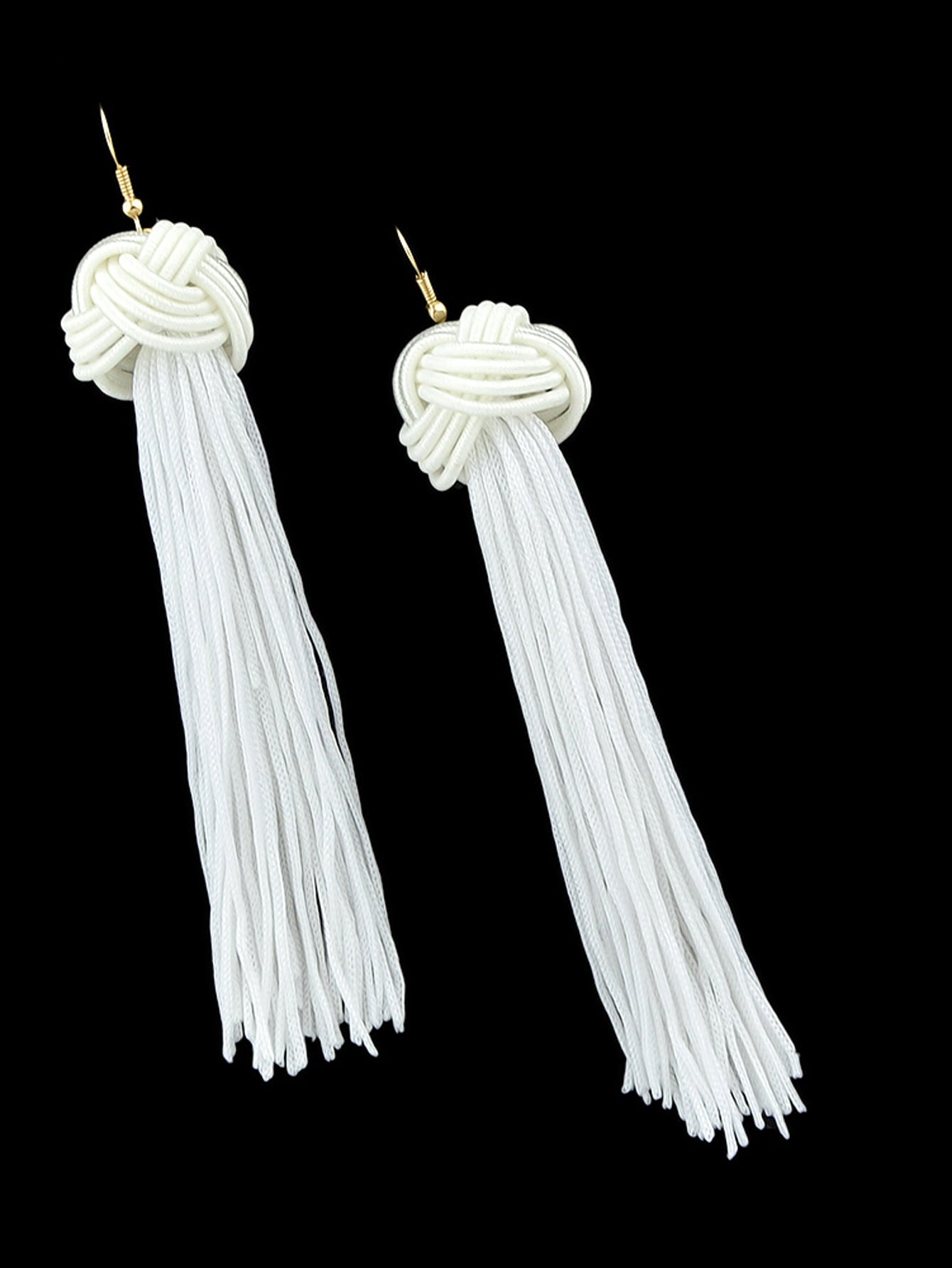 Holiday Ethnic Traditional Jewellery Colorful Rope Long Tassel Bohemian Earrings