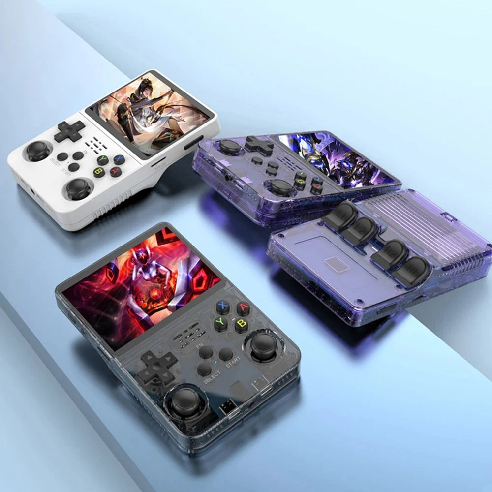 ARKOS R36S Retro Handheld Video Game Console Linux System 3.5 Inch IPS Screen R35s Pro Portable Pocket Video Player 64GB Games