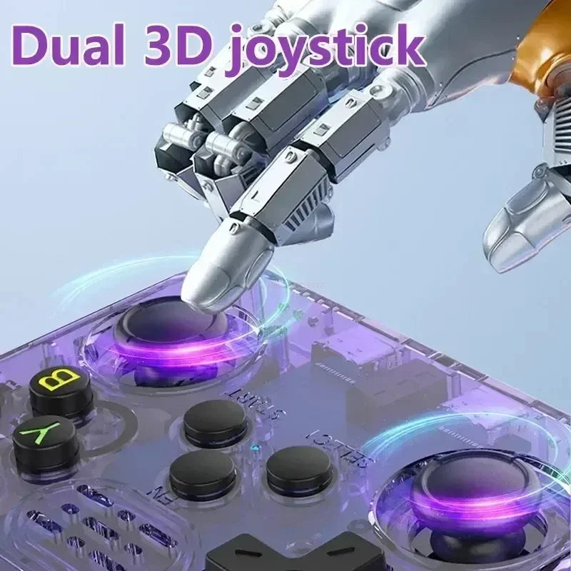 ARKOS R36S Retro Handheld Video Game Console Linux System 3.5 Inch IPS Screen R35s Pro Portable Pocket Video Player 64GB Games