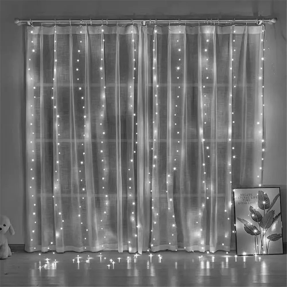 3Mx1M/2M/3M LED String Lights USB Fairy Lights Garland for New Year Wedding Festive Party Christmas Home Curtain Decoration