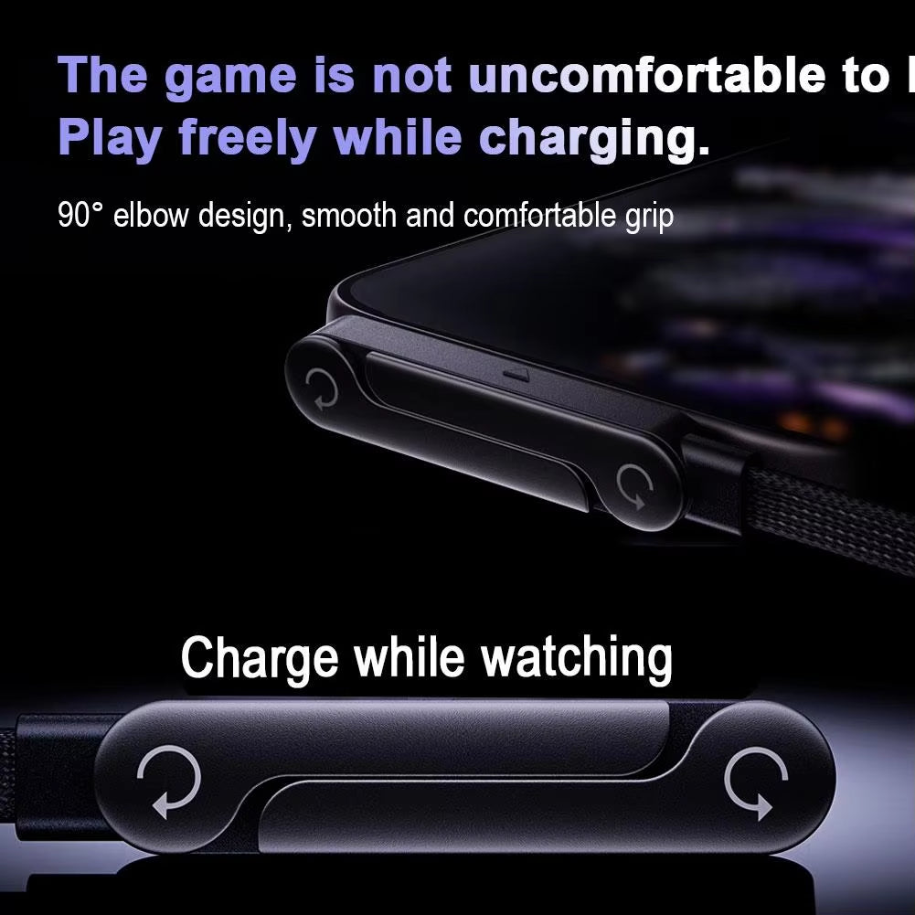 240W Fast Charging Foldable Phone Holder Data Cable