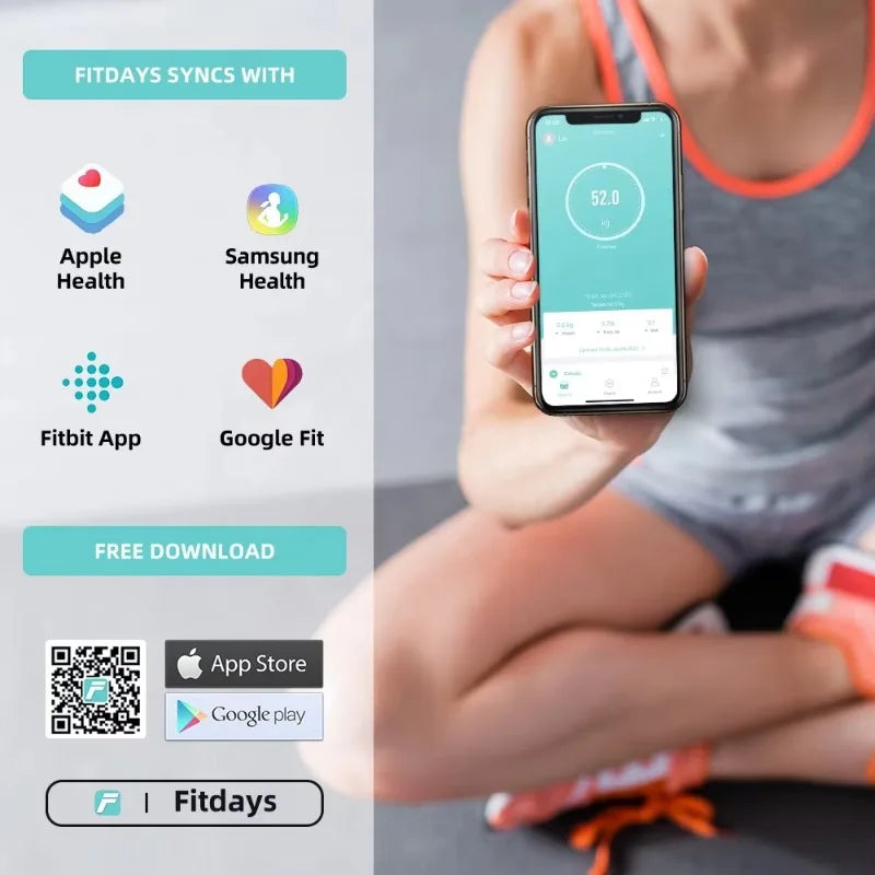 Digital Bmi Body Fat Weight Normal Bathroom Scales Floor Scales for Body Analyzer Connect Blue Tooth Weight Scale