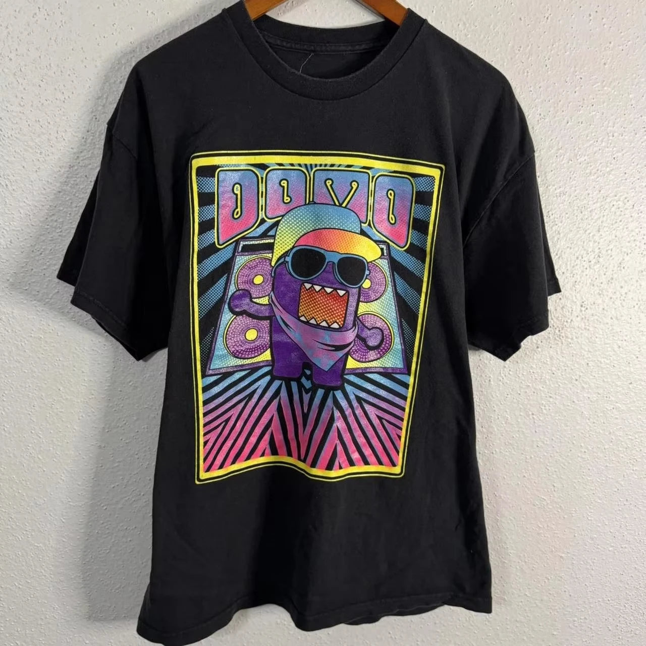 2025 Summer Rhinestone Funny Pattern Daily T-Shirts Men and Women Simple Color Block Versatile Gothic Short-Sleeves Loose Tees