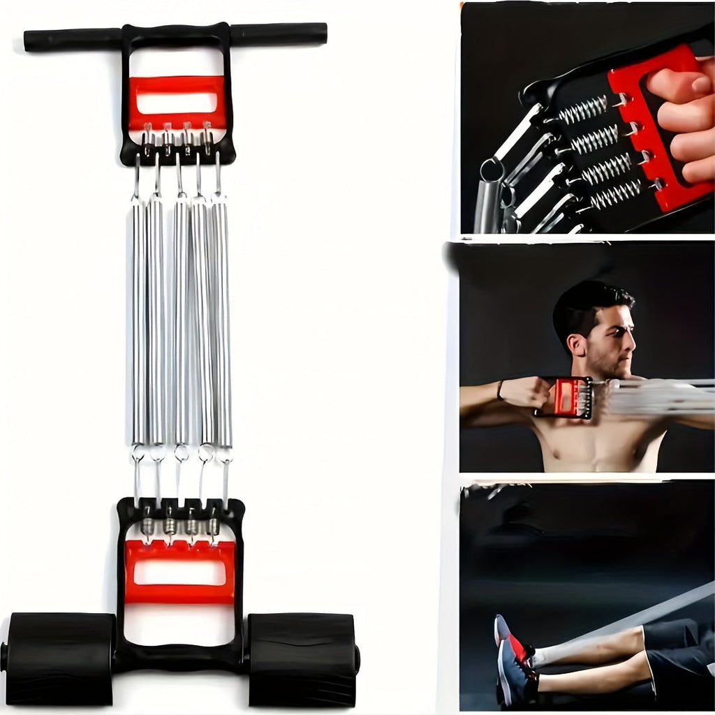 1pc Multifunctional Spring Pedal Puller - Adjustable Fitness Tensioner(Black)-4