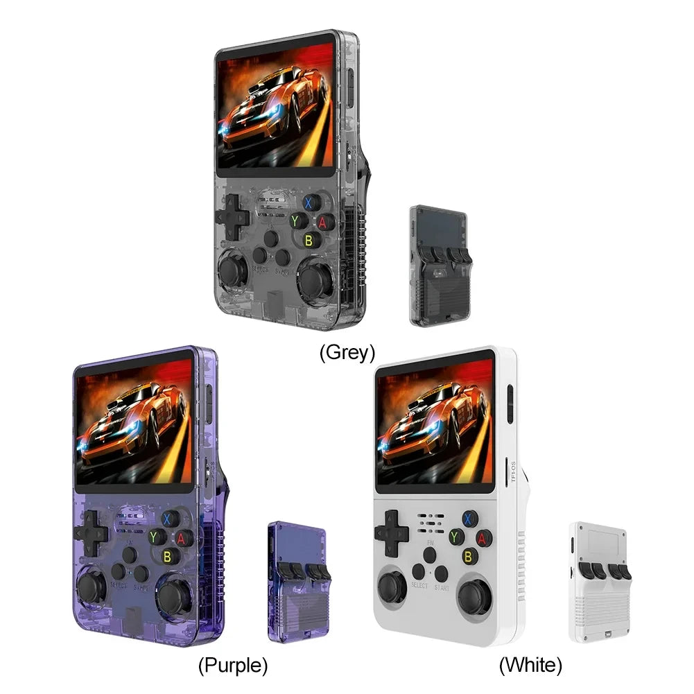ARKOS R36S Retro Handheld Video Game Console Linux System 3.5 Inch IPS Screen R35s Pro Portable Pocket Video Player 64GB Games