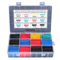 127-750pcs Heat-shrink Tubing Thermoresistant Tube Heat Shrink Wrapping Kit Electrical Connection Wire Cable Insulation Sleeving