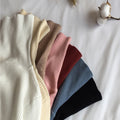 2025 Autumn Winter Thick Sweater Women Knitted Ribbed Pullover Sweater Long Sleeve Turtleneck Slim Jumper Soft Warm Pull Femme