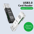 2 in 1 USB 3.0 Card Reader Micro TF sd card Reader usb adapter High Speed Cardreader TF Memory card For PC Laptop Accessories