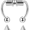 2Pcs or 5Pcs Magnet Nose Ring Stainless Steel Horseshoe Ring Nose Clip Non-pierced Nose Hoop Magnetic Nose Nail piercing nariz